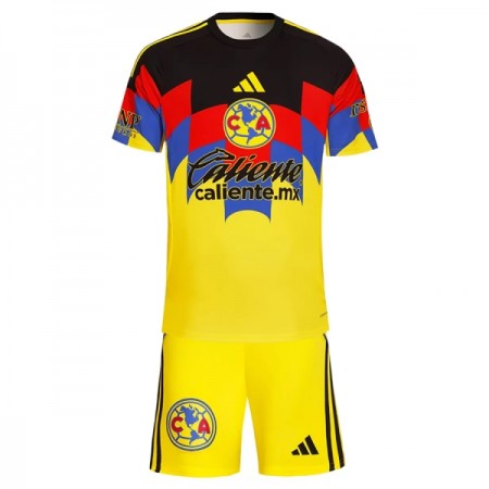 Fotbalový Komplet Club América Dětské Domácí 2025-26 Krátký Rukáv (+ trenýrky)